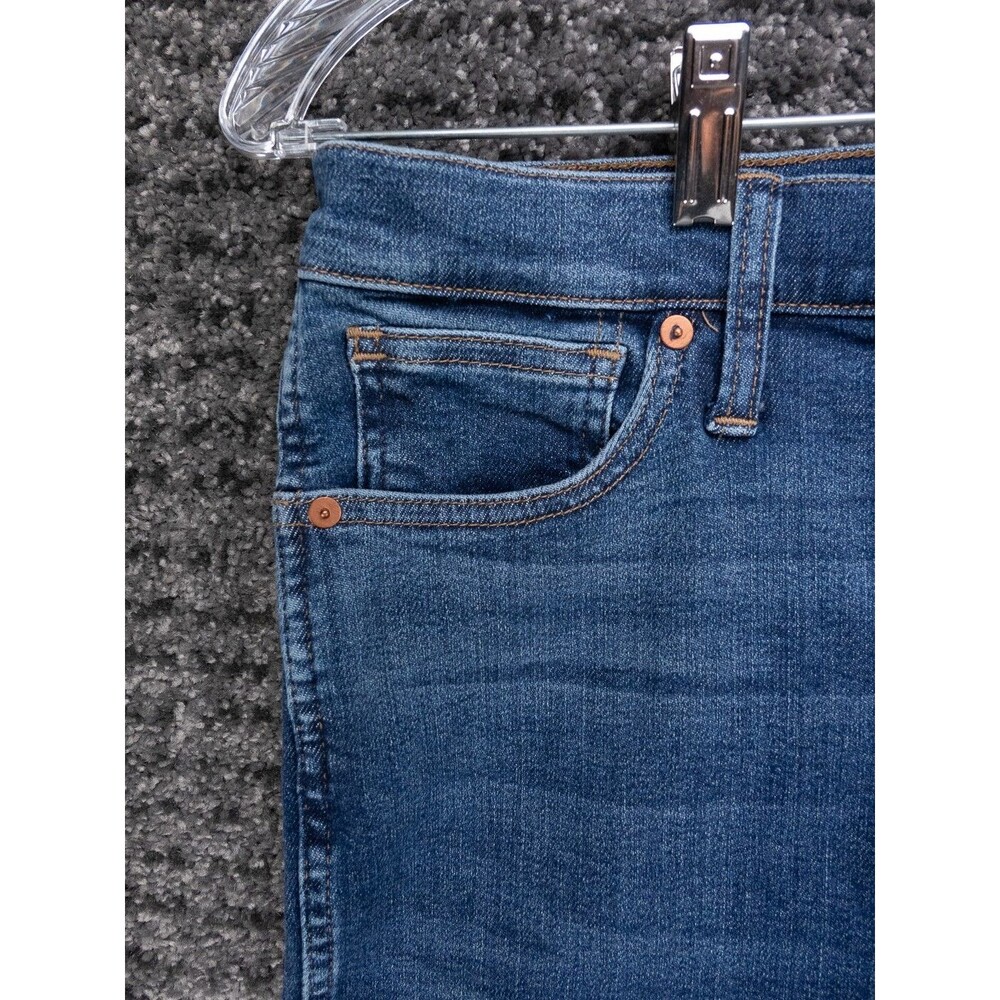 Madewell Jeans Womens  30x28.5 (Tag 28) Blue 10" High Rise Skinny Stretch Denim - Picture 5 of 13